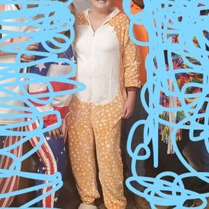 Adorable and Comfy Deer Costume Onesie size XL